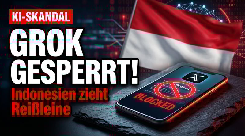 Indonesien zieht die Reißleine: Musks KI-Chatbot Grok wegen Pornografie-Skandal gesperrt