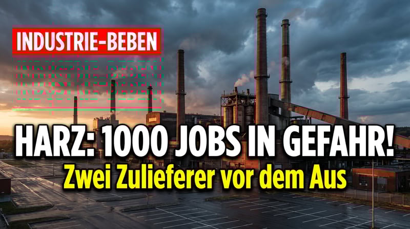 Industrie-Beben im Harz: Zwei Zulieferer vor dem Aus – über 1000 Arbeitsplätze stehen auf der Kippe