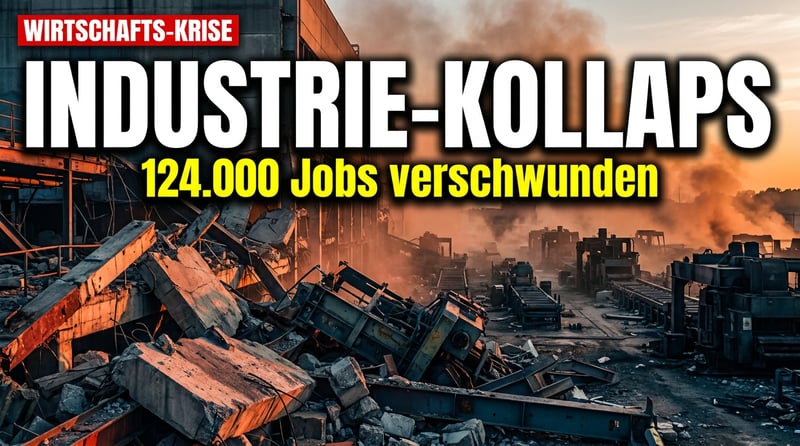Industrie im freien Fall: 124.000 Arbeitsplätze in nur einem Jahr verschwunden