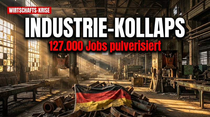 Industrie im freien Fall: Wieder 127.000 Stellen pulverisiert – Deutschland verliert sein Rückgrat