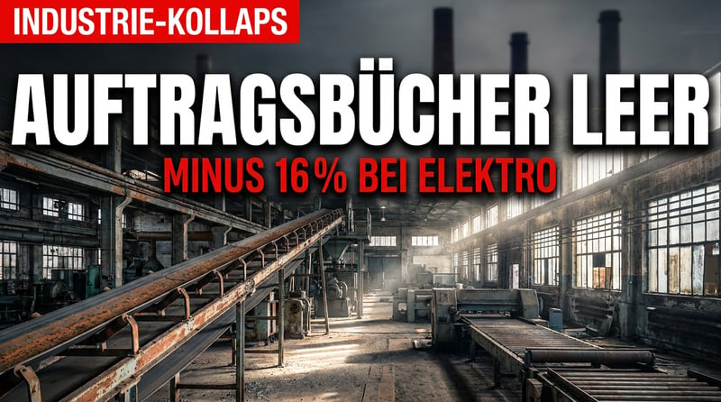 Industrie im Sinkflug: Deutschlands Auftragsbücher leeren sich dramatisch