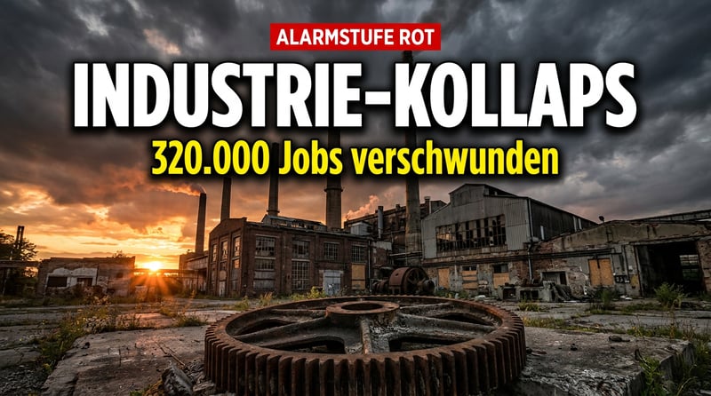 Industrie im Sinkflug: Wie Deutschland sein wirtschaftliches Rückgrat verspielt