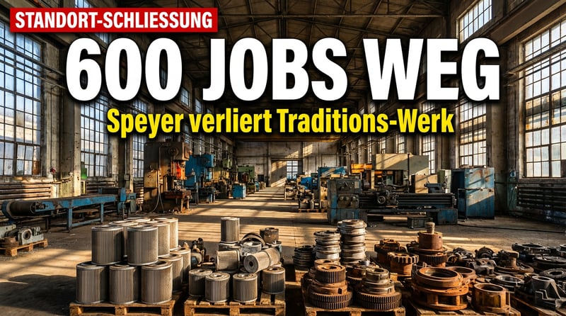 Industrie-Kahlschlag in Speyer: MANN+HUMMEL zieht nach 80 Jahren den Stecker