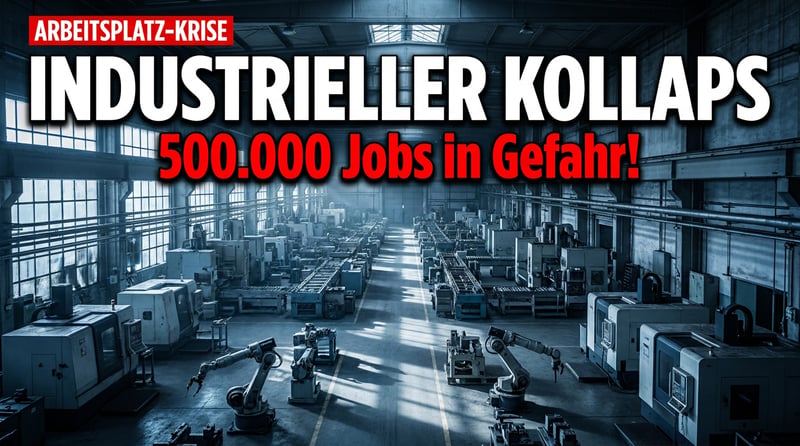 Industrieller Aderlass: Eine halbe Million Arbeitsplätze stehen auf der Kippe