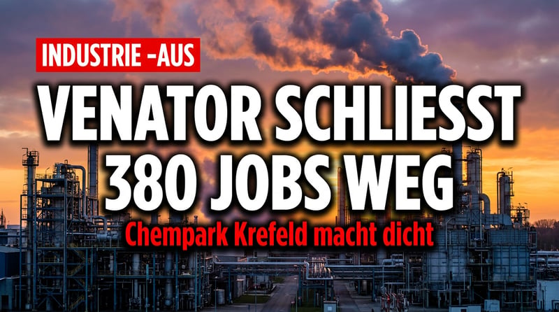 Industrieller Kahlschlag am Niederrhein: Venator dreht in Krefeld endgültig den Hahn zu