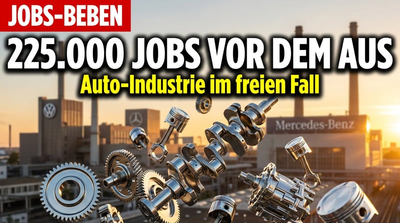 Industrielles Erdbeben: 225.000 Jobs in der deutschen Autobranche vor dem Aus