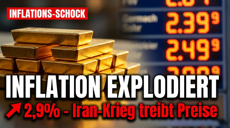 Inflation explodiert: Iran-Krieg treibt deutsche Verbraucher in die Knie – 2,9 Prozent und kein Ende in Sicht
