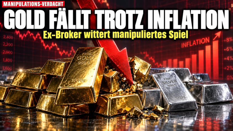 Inflation steigt, Gold fällt: Ex-Broker wittert ein falsches Spiel