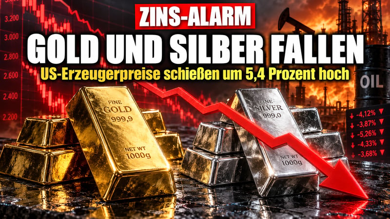 Inflations-Paradox: Warum Gold und Silber trotz Preisschock fallen