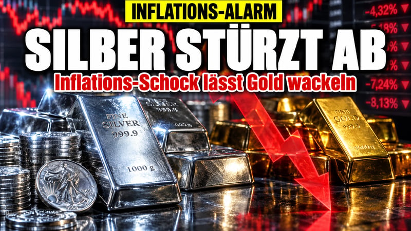 Inflations-Schock aus Washington: Silber stĂĽrzt, Gold wackelt!