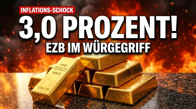 Inflations-Schock im Euroraum: 3,0 Prozent – EZB im Würgegriff des Iran-Krieges