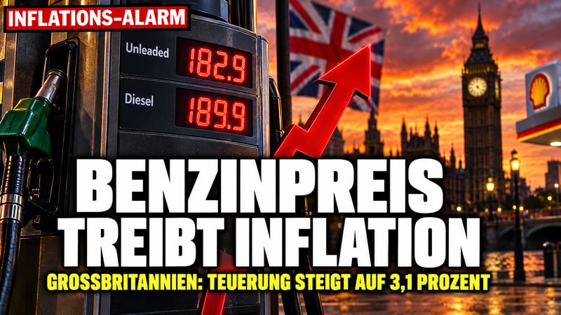 Inflations-Schock in London: Benzinpreise treiben Briten in die Zange