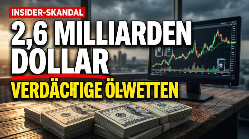 Insiderhandel im Schatten des Iran-Kriegs: 2,6 Milliarden Dollar verdächtige Öl-Wetten alarmieren US-Behörden