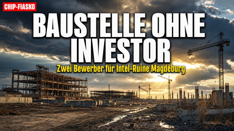 Intel-Ruine Magdeburg: Zwei Bewerber – und ein riesiges Fragezeichen