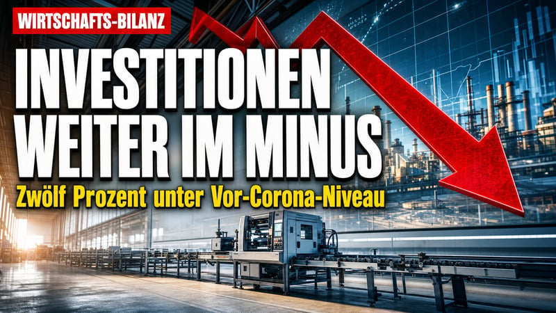 Investitionsbooster verpufft: 12 Prozent Minus statt Aufbruch