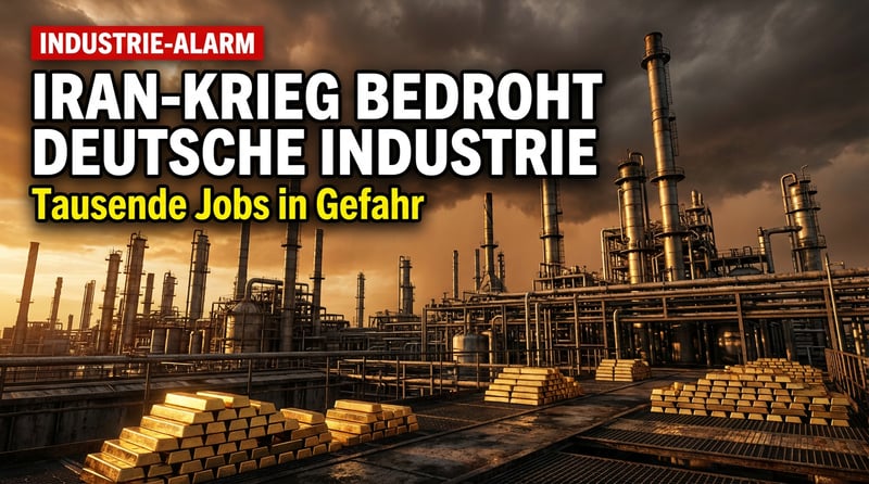 Iran-Krieg bedroht Deutschlands angeschlagene Industrie: Gewerkschaftschef schlägt Alarm