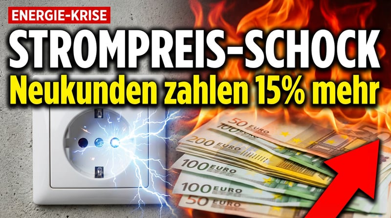 Irankrieg lässt Strompreise explodieren: Deutsche Neukunden zahlen die Zeche