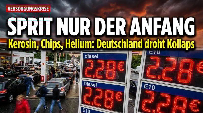 Irankrieg treibt Deutschland in die Versorgungskrise: Spritpreise sind erst der Anfang