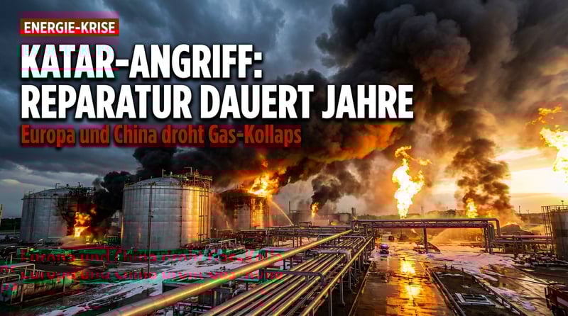 Irans Angriff auf Katar: LNG-Reparaturen dauern Jahre – China und Europa droht Energieengpass