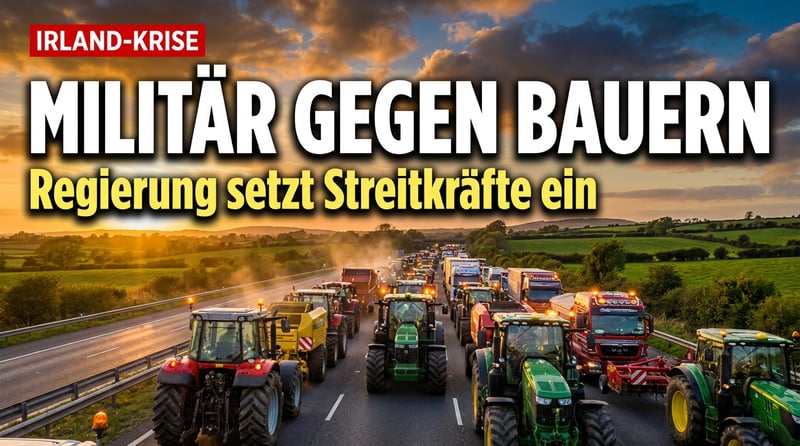 Irland setzt Militär gegen protestierende Bürger ein – die grüne Agenda zeigt ihr wahres Gesicht