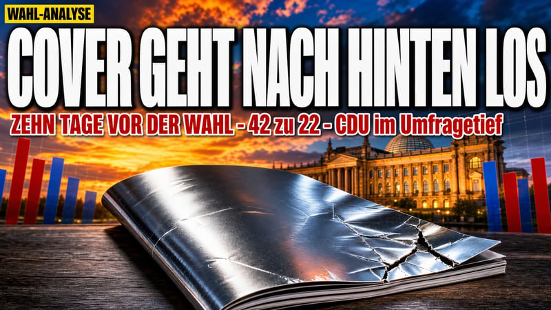 „Irre“: Schulze zerlegt Spiegel-Cover – zehn Tage vor der Wahl