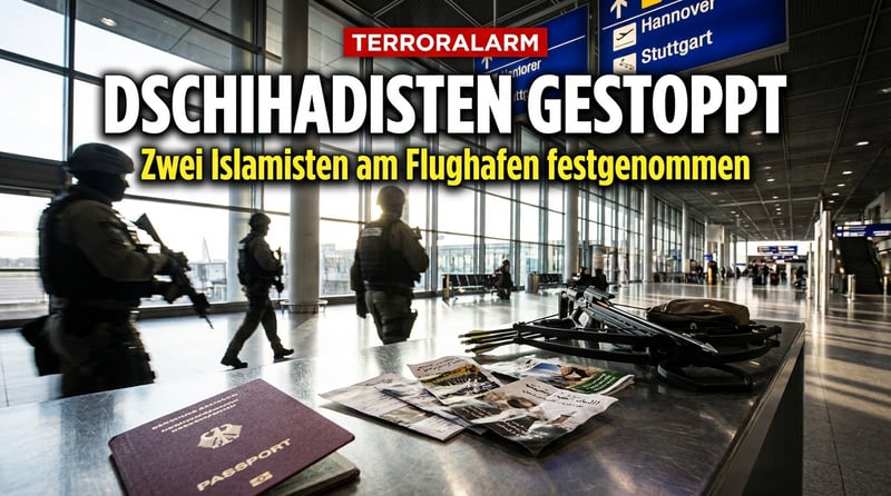 Islamisten-Alarm an deutschen Flughäfen: Polizei verhindert Ausreise zweier Dschihadisten nach Syrien