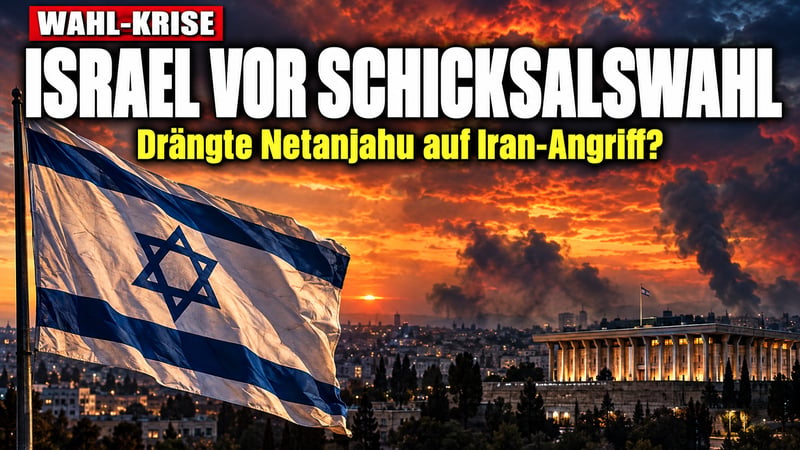Israel vor der Schicksalswahl: Drängte Netanjahu auf Iran-Angriff?