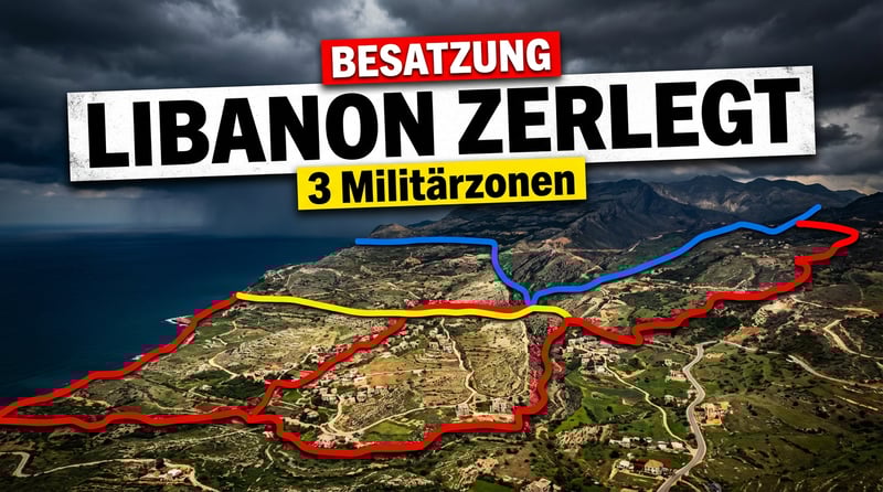 Israels eiserner Griff: Südlibanon wird in drei militärische Kontrollzonen zerlegt