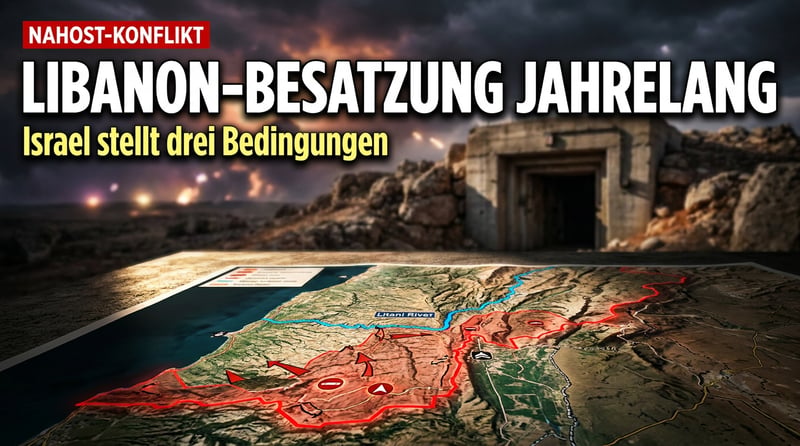 Israels eiserner Griff um den Südlibanon: Drei Bedingungen für einen Rückzug, der vielleicht nie kommt