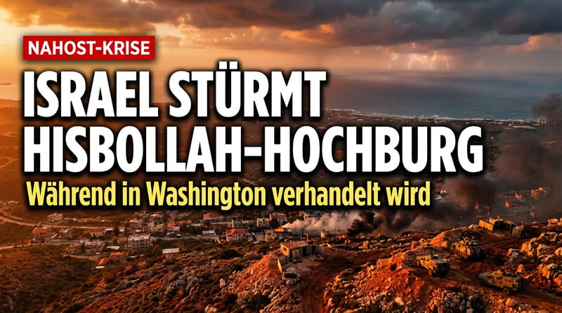 Israels Offensive im Südlibanon eskaliert – während in Washington verhandelt werden soll