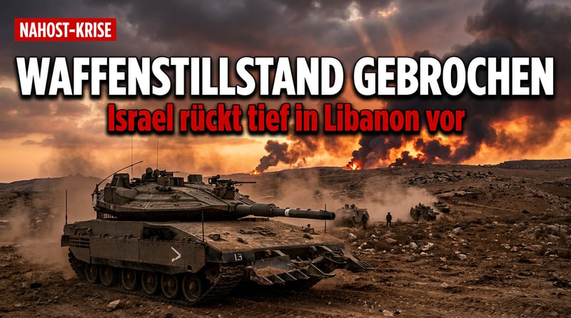 Israels Vormarsch in den Libanon: Der Waffenstillstand ist Makulatur