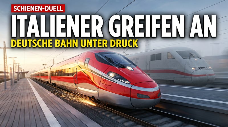 Italienischer Highspeed gegen deutschen Stillstand: Wenn Ferrari-Flair auf DB-Frust trifft