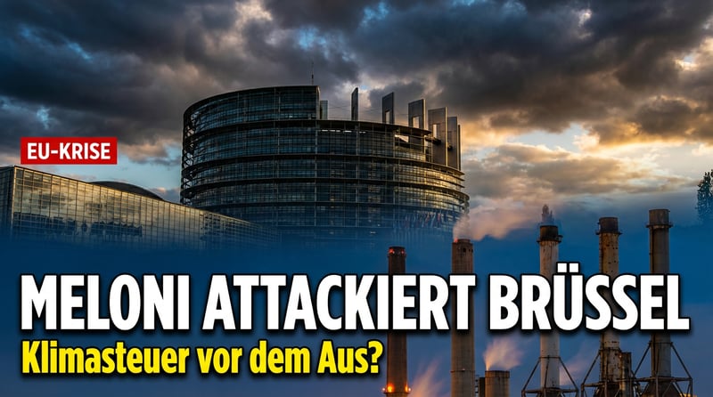 Italiens Frontalangriff auf die EU-Klimasteuer: Meloni rüttelt am Fundament der Brüsseler Öko-Bürokratie