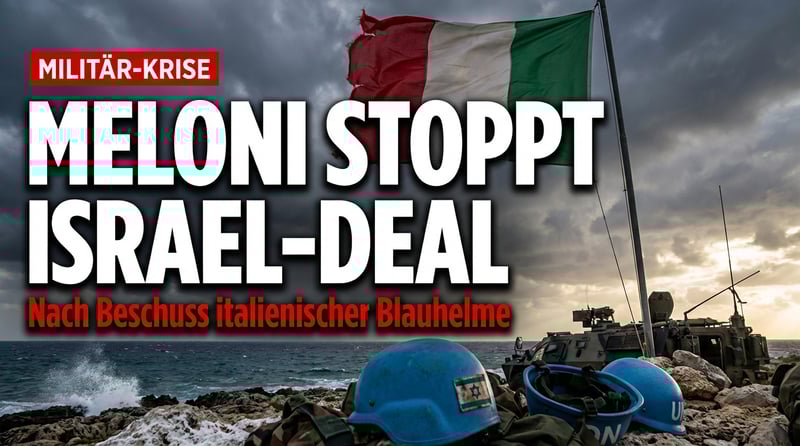 Italiens Meloni zeigt Rückgrat: Militärabkommen mit Israel auf Eis gelegt