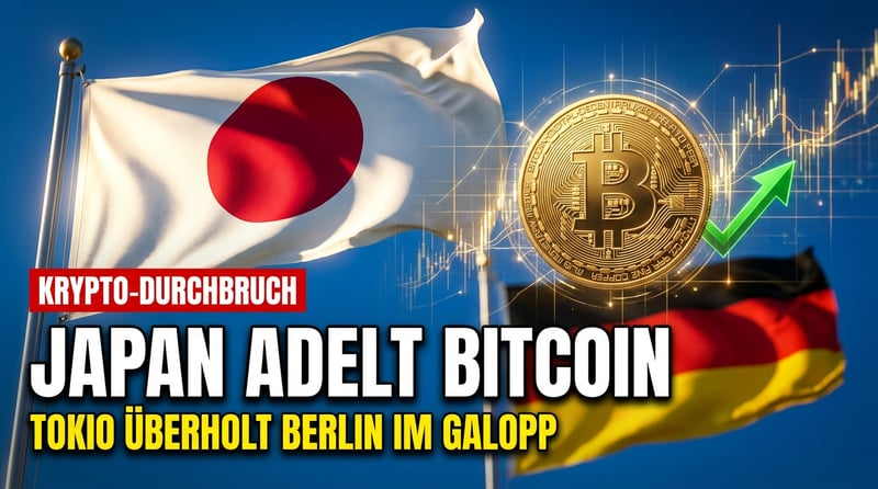 Japan macht Ernst: Bitcoin wird zur Finanzanlage geadelt – Tokio überholt Berlin im Galopp