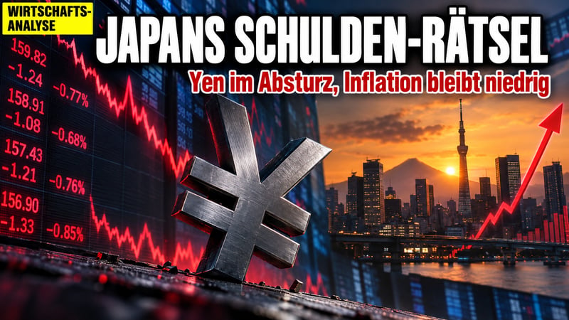 Japan-Paradox: Rekordschulden, Yen-Absturz – und kaum Inflation?