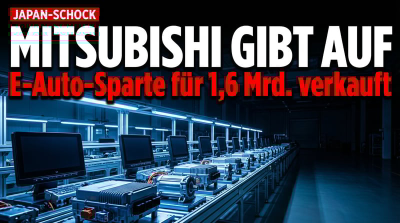 Japanischer Elektronikkonzern kapituliert vor der E-Auto-Krise