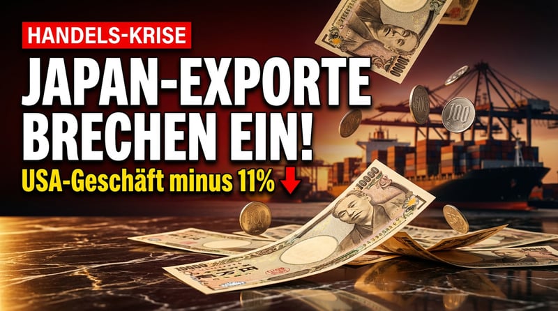 Japans Exportwachstum enttäuscht: Handelskrieg und geopolitische Spannungen belasten die Wirtschaft