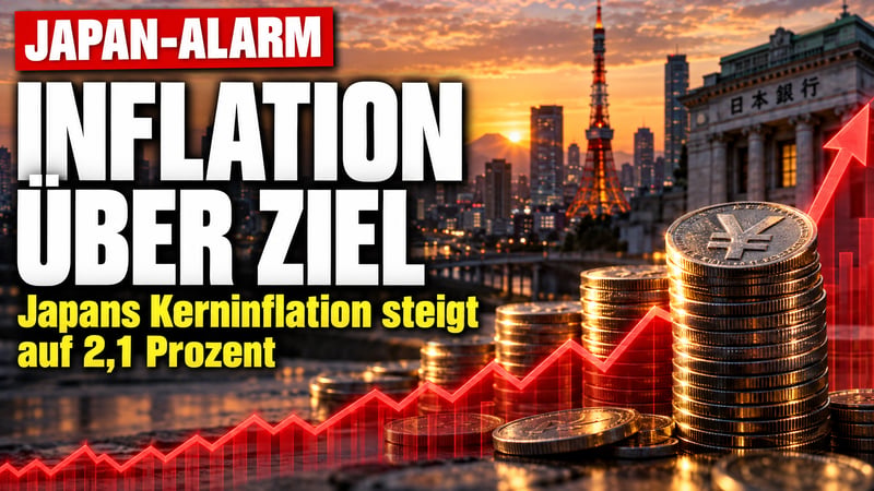 Japans Preis-Comeback: Inflation knackt die Zwei-Prozent-Marke!