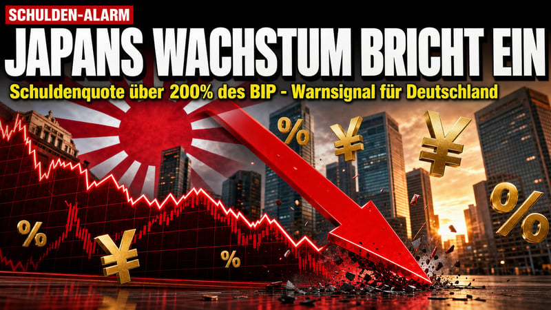 Japans Wachstum bricht ein: Warnsignal für Schulden-Deutschland