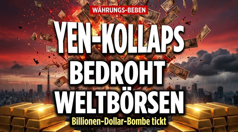 Japans Yen-Beben: Wie Tokio das Pulverfass der Weltbörsen entzünden könnte
