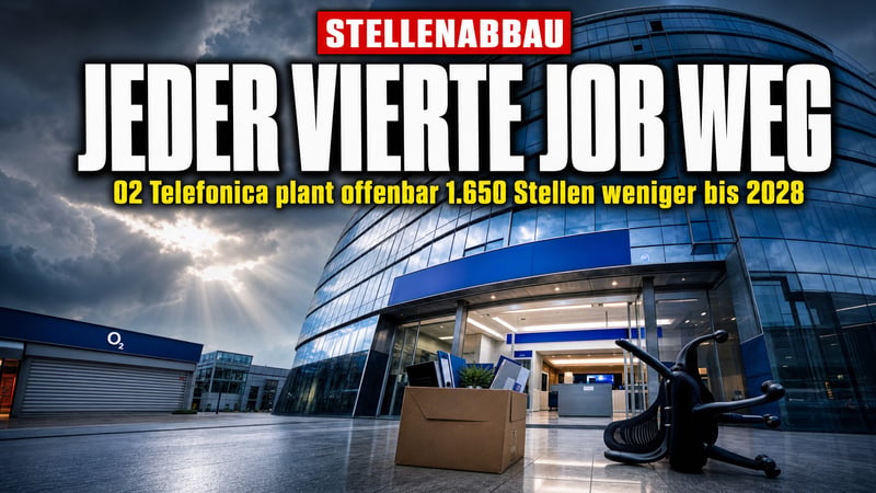 Jeder vierte Job weg? Der stille Kahlschlag bei O2 Telefónica