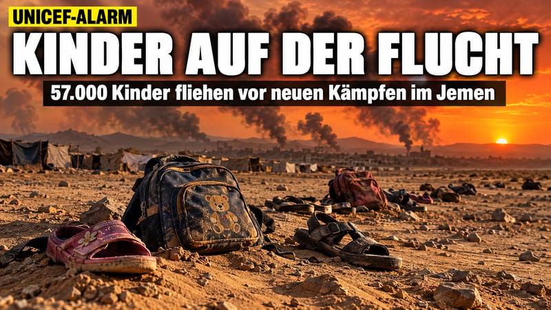 Jemen: 57.000 Kinder auf der Flucht – und Europa schaut weg