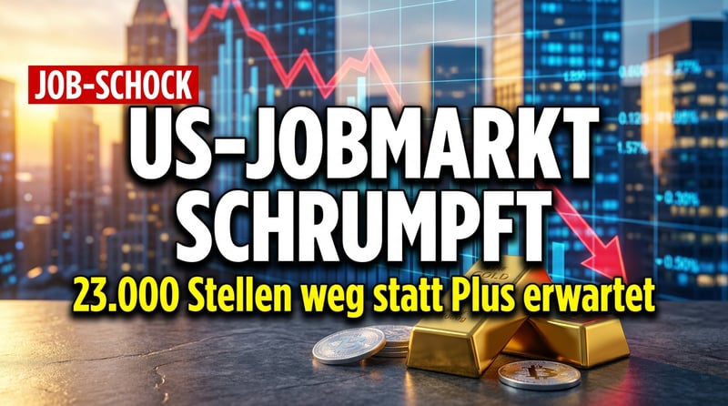 Job-Schock aus den USA: Erstmals seit Monaten schrumpft der Arbeitsmarkt