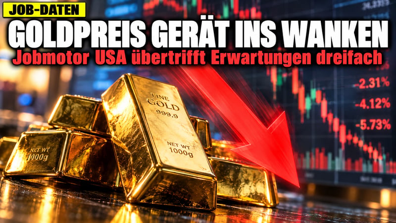 Job-Wunder in den USA: Warum der Goldpreis plötzlich ins Wanken gerät