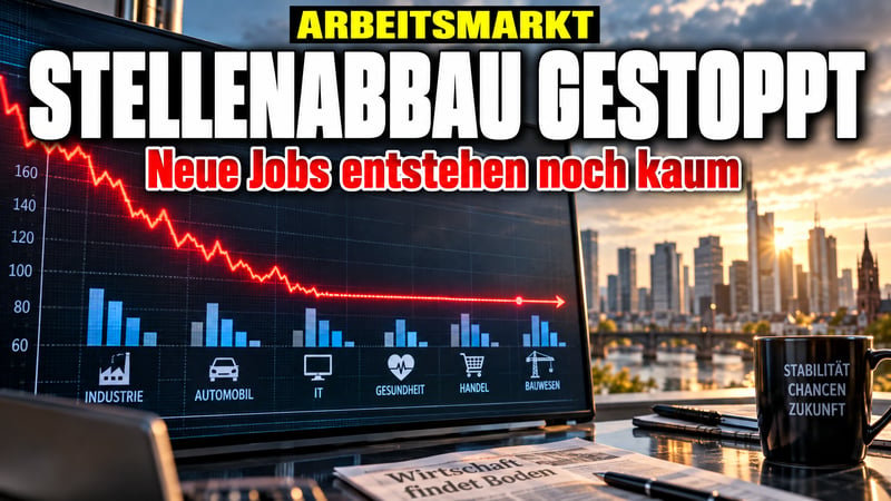 Jobabbau gestoppt: Atempause am Arbeitsmarkt – aber noch keine Wende!