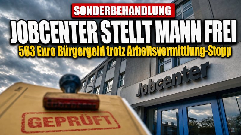 Jobcenter kapituliert: 563 Euro für den lautesten Mann von Witten