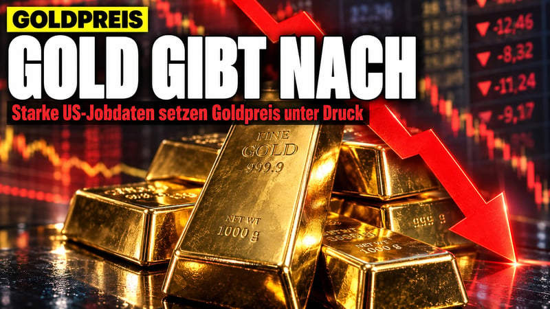 Jobwunder in den USA: Warum ausgerechnet Gold jetzt Federn lässt