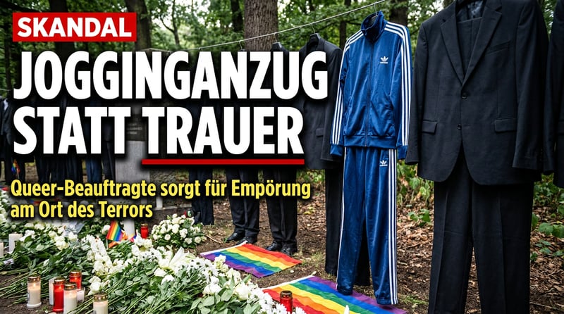 Jogginganzug am Ort des Terrors: Wie die Queer-Beauftragte der Bundesregierung Trauer zur Nebensache macht