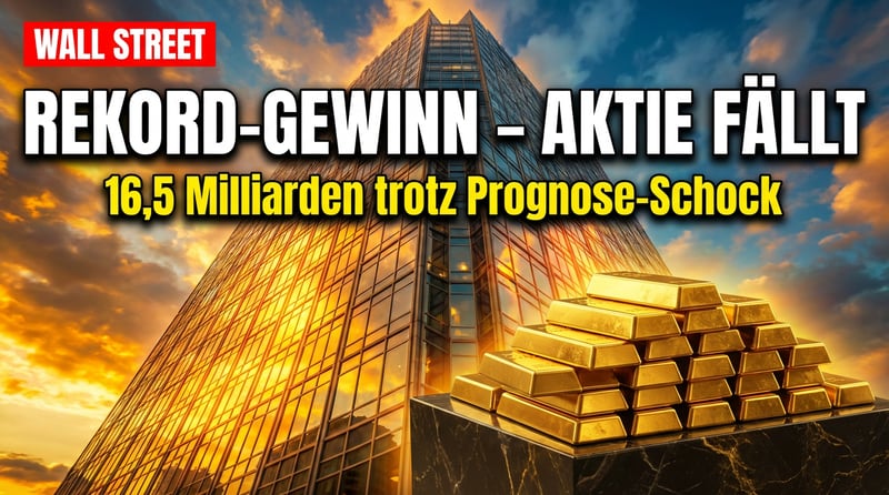 JPMorgan mit Rekordquartal – doch eine Prognose-Korrektur lässt die Aktie kalt